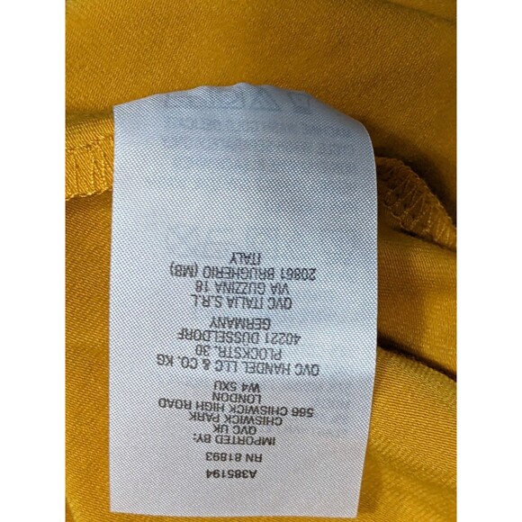 NWOT Isaac Mizrahi Live! V-Neck Knit Top  Chest Pocket Wild Honey Sz M QVC 229 - Picture 7 of 7